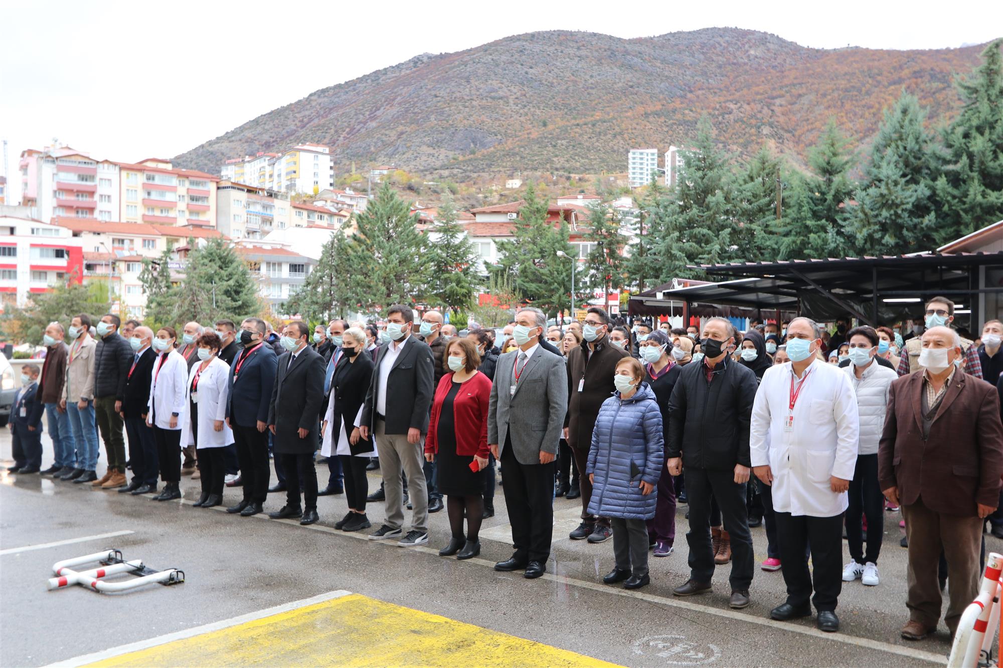 Hastanemizde 10 Kasım Atatürk'ü anma töreni gerçekleştirildi.